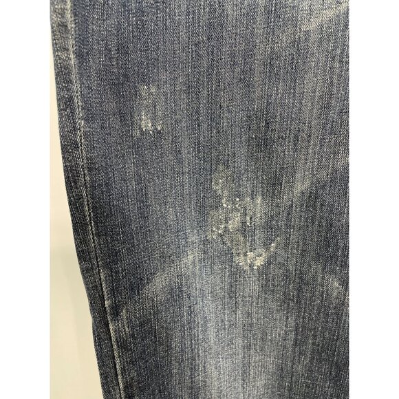 Cowgirl Tuff Co Wild Thing Bootcut Denim Jeans Women 34 Distressed Western Ranch - Picture 5 of 12